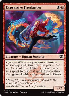 Expressive Firedancer (SOS-114) - Secrets of Strixhaven Foil-1