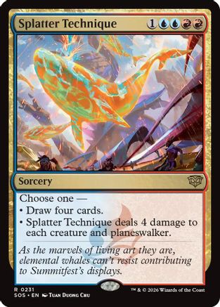 Splatter Technique (SOS-231) - Secrets of Strixhaven Foil-1