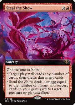 Steal the Show (Extended Art) (SOS-336) - Secrets of Strixhaven Foil-1