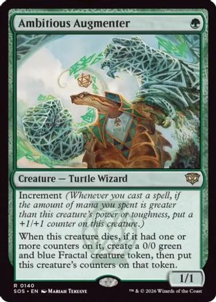 Ambitious Augmenter (SOS-140) - Secrets of Strixhaven Foil-1