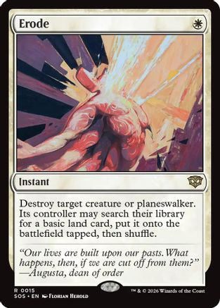 Erode (SOS-015) - Secrets of Strixhaven Foil-1