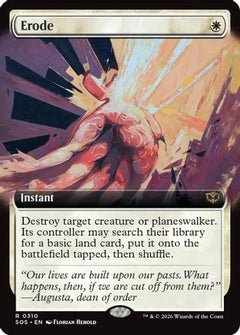 Erode (Extended Art) (SOS-310) - Secrets of Strixhaven-1