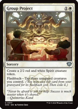 Group Project (SOS-017) - Secrets of Strixhaven Foil-1