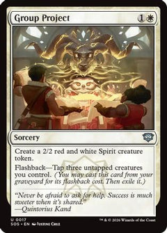Group Project (SOS-017) - Secrets of Strixhaven Foil-1