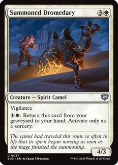 Summoned Dromedary (SOS-037) - Secrets of Strixhaven-1