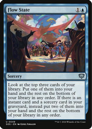 Flow State (SOS-049) - Secrets of Strixhaven Foil-1