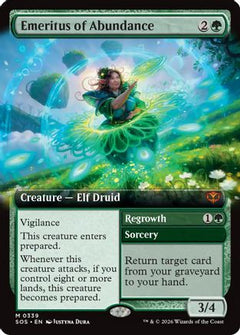 Emeritus of Abundance (Extended Art) (SOS-339) - Secrets of Strixhaven Foil-1
