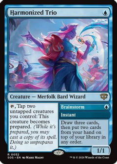 Harmonized Trio (SOS-052) - Secrets of Strixhaven Foil-1