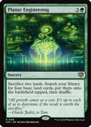 Planar Engineering (SOS-158) - Secrets of Strixhaven Foil-1