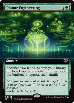 Planar Engineering (Extended Art) (SOS-340) - Secrets of Strixhaven-1