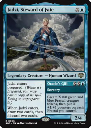 Jadzi, Steward of Fate (SOS-055) - Secrets of Strixhaven Foil-1
