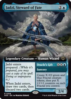 Jadzi, Steward of Fate (Extended Art) (SOS-318) - Secrets of Strixhaven-1