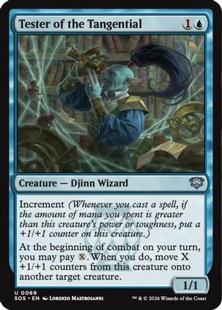 Tester of the Tangential (SOS-069) - Secrets of Strixhaven Foil-1