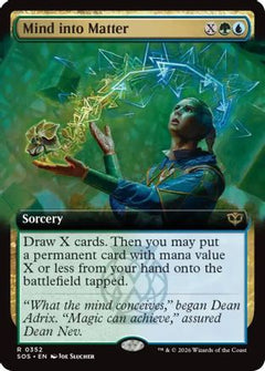 Mind into Matter (Extended Art) (SOS-352) - Secrets of Strixhaven Foil-1