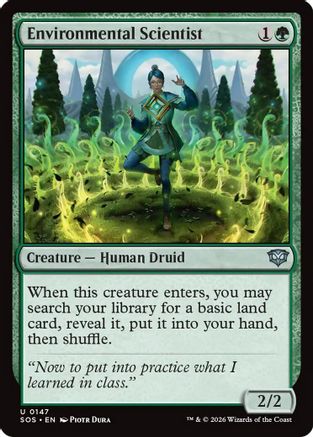 Environmental Scientist (SOS-147) - Secrets of Strixhaven Foil-1