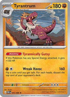 Tyrantrum 045  Deck Exclusives - Rare-1