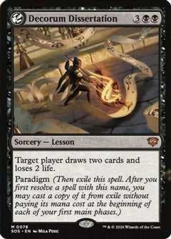 Decorum Dissertation (SOS-078) - Secrets of Strixhaven Foil-1