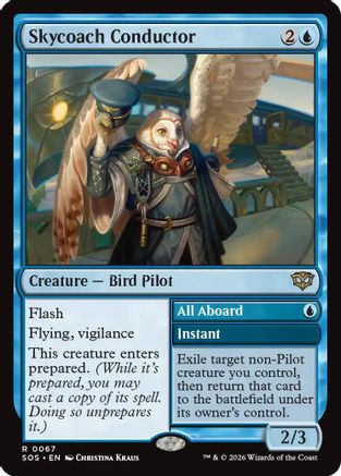 Skycoach Conductor (SOS-067) - Secrets of Strixhaven-1