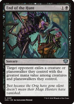 End of the Hunt (SOS-081) - Secrets of Strixhaven Foil-1