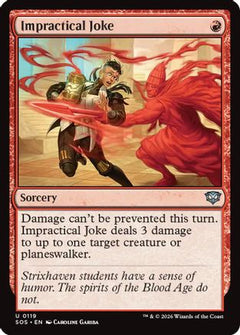Impractical Joke (SOS-119) - Secrets of Strixhaven Foil-1