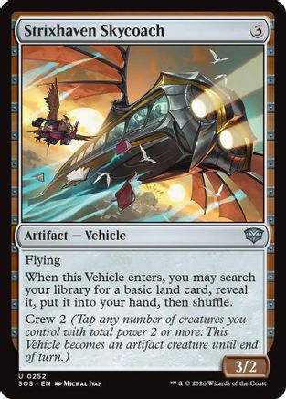 Strixhaven Skycoach (SOS-252) - Secrets of Strixhaven Foil-1