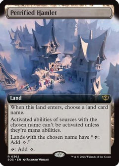 Petrified Hamlet (Extended Art) (SOS-362) - Secrets of Strixhaven-1