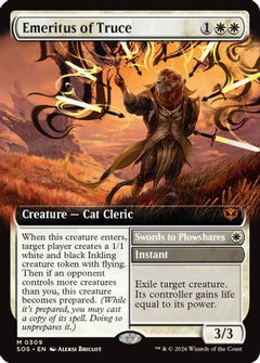 Emeritus of Truce (Extended Art) (SOS-309) - Secrets of Strixhaven Foil-1
