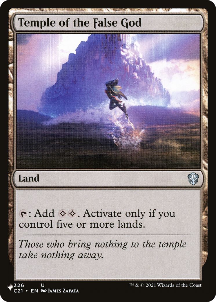Temple of the False God [Secret Lair: Heads I Win, Tails You Lose]-1