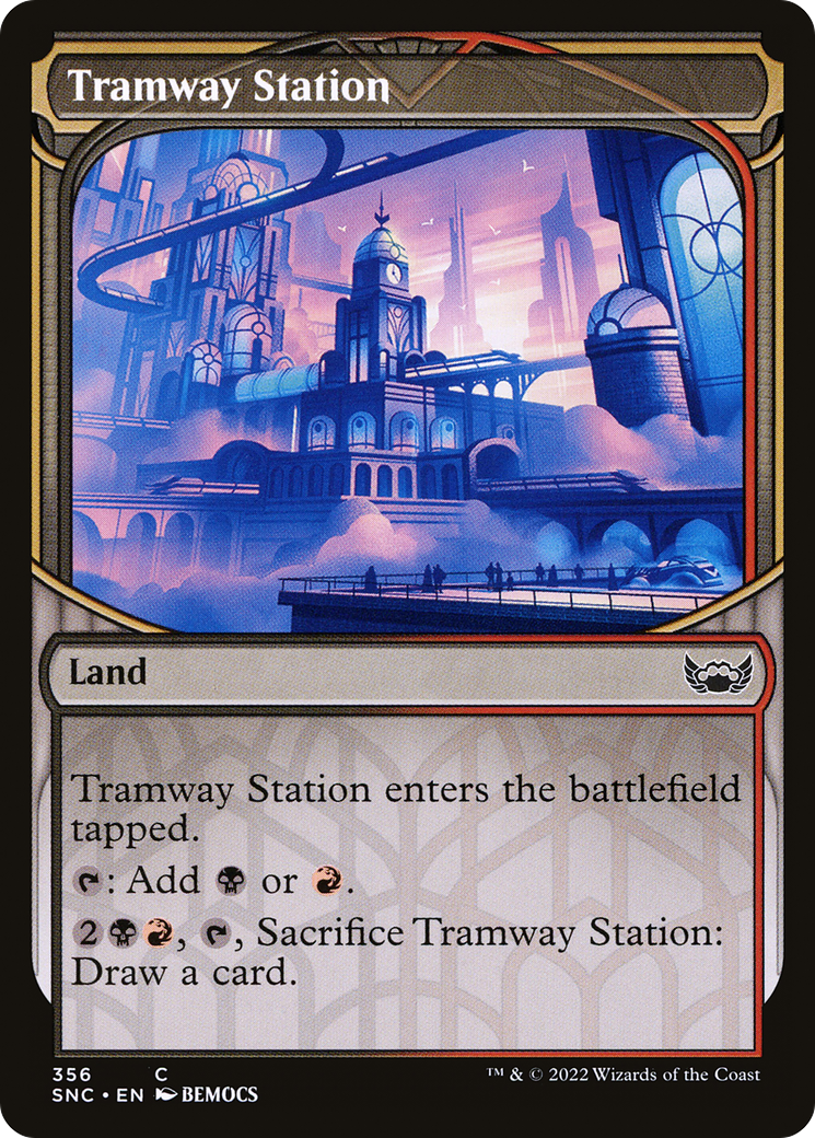 Tramway Station (Showcase) (SNC-356) - Streets of New Capenna: (Showcase) Foil-1