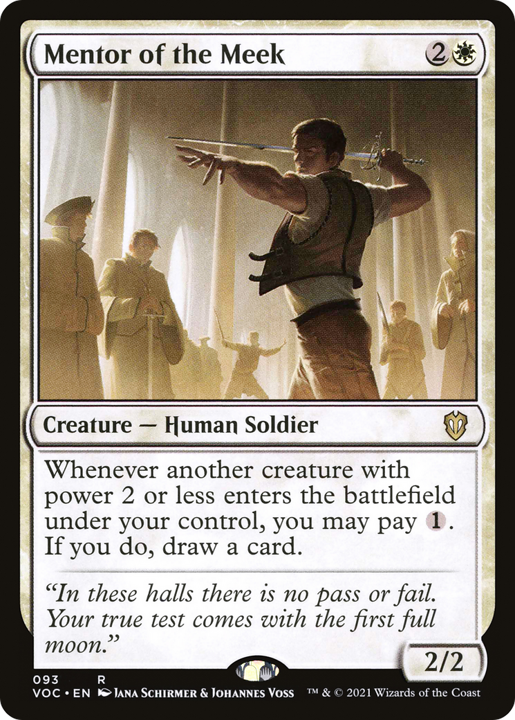 Mentor of the Meek [Innistrad: Crimson Vow Commander]-1