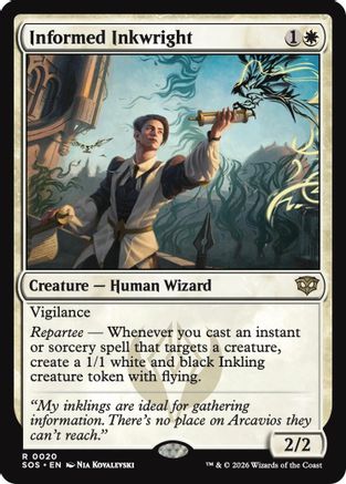 Informed Inkwright (SOS-020) - Secrets of Strixhaven-1