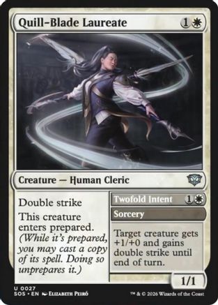 Quill-Blade Laureate (SOS-027) - Secrets of Strixhaven-1