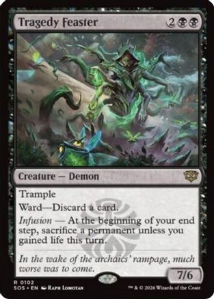Tragedy Feaster (SOS-102) - Secrets of Strixhaven Foil-1