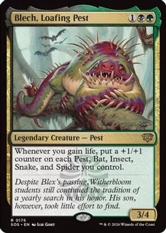 Blech, Loafing Pest (SOS-176) - Secrets of Strixhaven-1