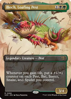 Blech, Loafing Pest (Borderless) (SOS-298) - Secrets of Strixhaven-1