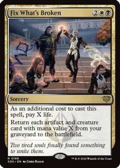 Fix What's Broken (SOS-188) - Secrets of Strixhaven Foil-1