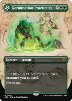 Germination Practicum (Borderless) (SOS-296) - Secrets of Strixhaven Foil-1