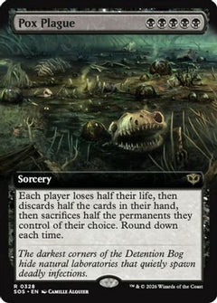 Pox Plague (Extended Art) (SOS-328) - Secrets of Strixhaven-1
