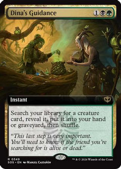 Dina's Guidance (Extended Art) (SOS-349) - Secrets of Strixhaven Foil-1