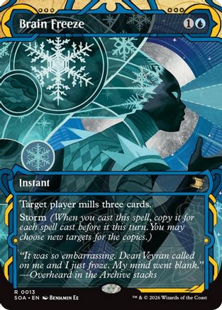 Brain Freeze (SOA-013) - Secrets of Strixhaven: Mystical Archive-1