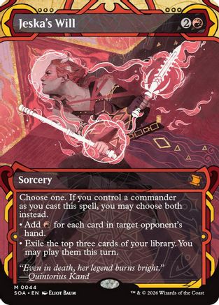 Jeska's Will (SOA-044) - Secrets of Strixhaven: Mystical Archive-1