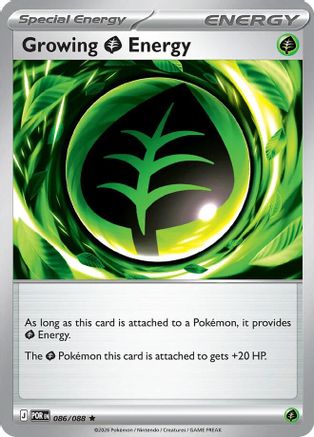 Growing Grass Energy 086/088  Deck Exclusives - Rare-1