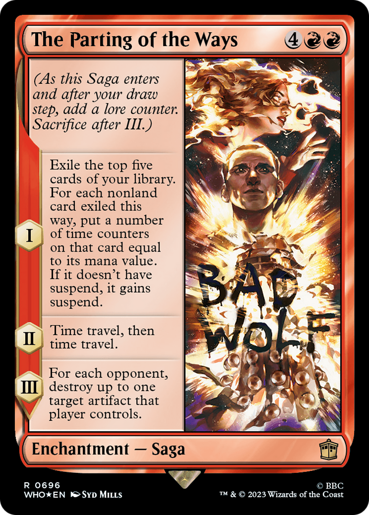 The Parting of the Ways (Surge Foil) [Doctor Who]-1