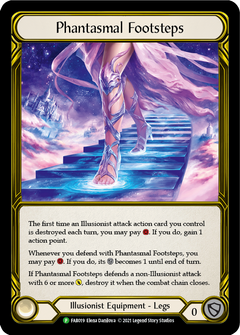 Phantasmal Footsteps (Golden) [FAB019] (Promo)  Cold Foil-1
