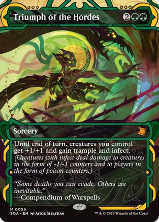 Triumph of the Hordes (SOA-059) - Secrets of Strixhaven: Mystical Archive Foil-1