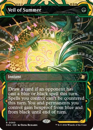 Veil of Summer (SOA-060) - Secrets of Strixhaven: Mystical Archive-1