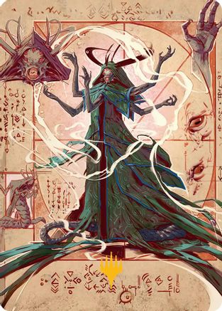 Tragedy Feaster Art Card (Gold-Stamped Planeswalker Symbol) (ASSOS-030) - Art Series: Secrets of Strixhaven-1
