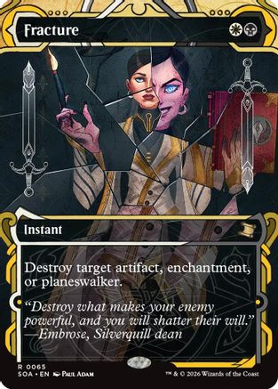 Fracture (SOA-065) - Secrets of Strixhaven: Mystical Archive Foil-1