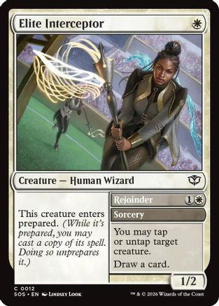 Elite Interceptor (SOS-012) - Secrets of Strixhaven Foil-1