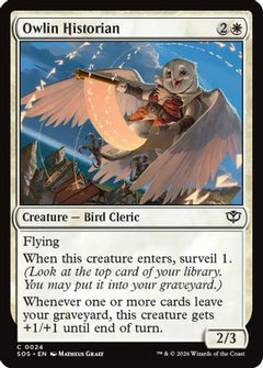 Owlin Historian (SOS-024) - Secrets of Strixhaven-1